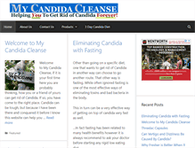 Tablet Screenshot of mycandidacleanse.com
